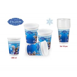 Pack 10 Vasos Frozen 200ml
