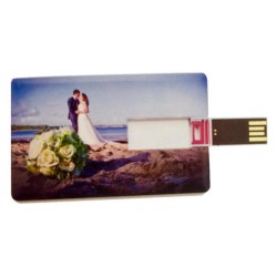 Memoria USB Tarjeta Foto Personalizada 2GB
